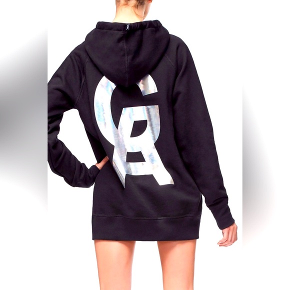 NWT Good American The Icon Logo Hoodie Size 0/1 - Picture 1 of 8